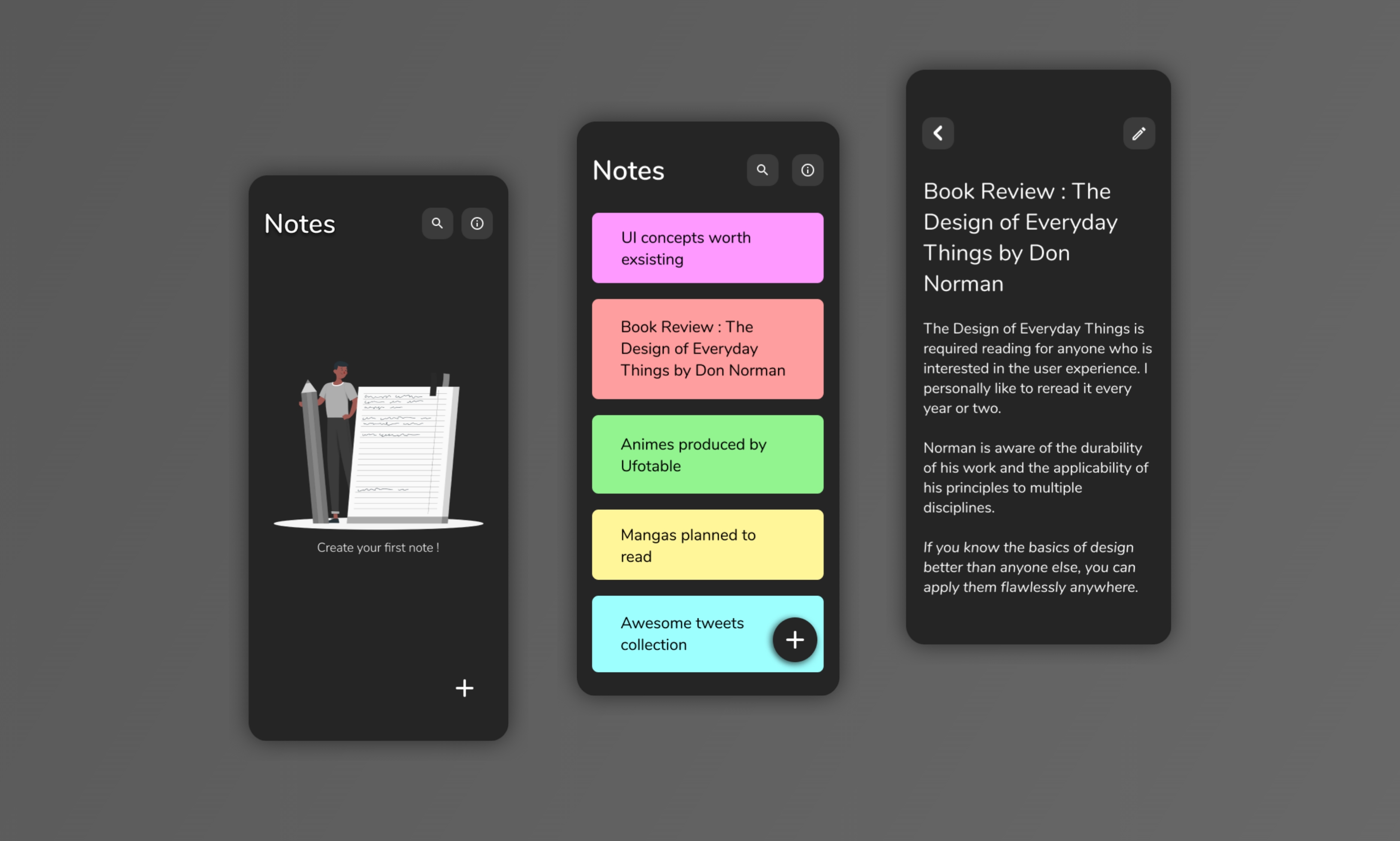 Quick Notes images