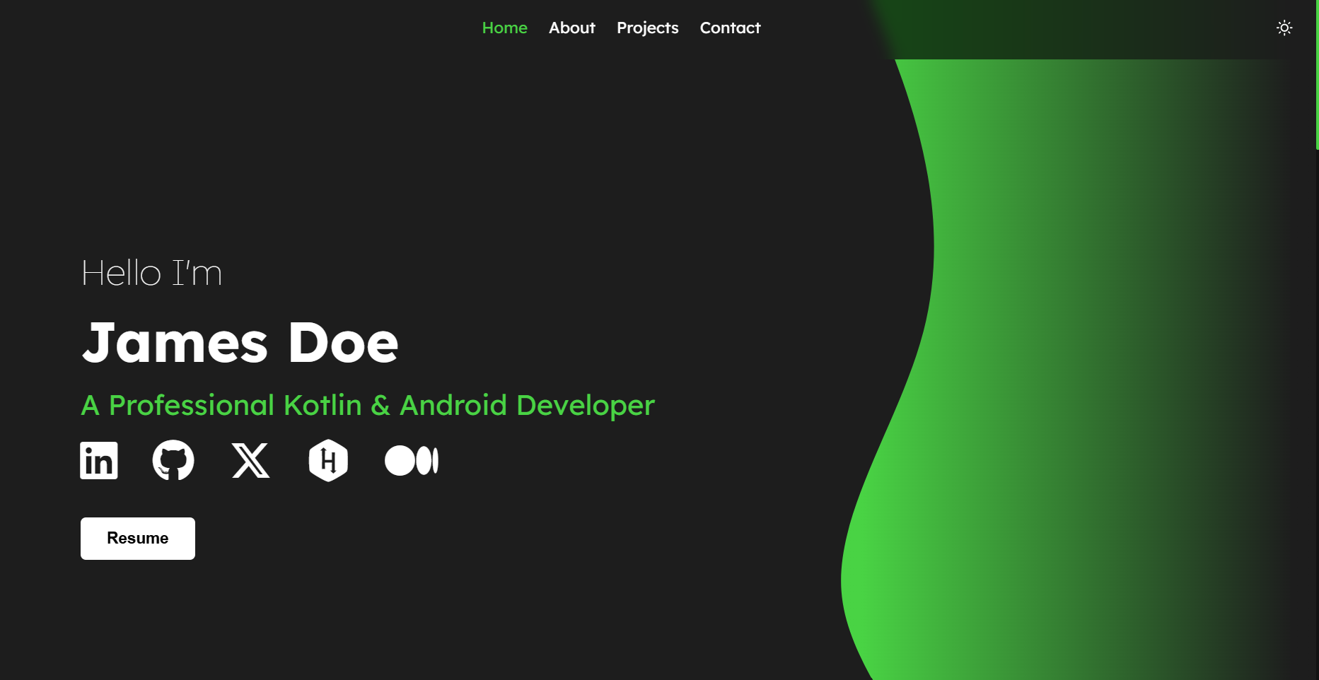 No Code Folio images