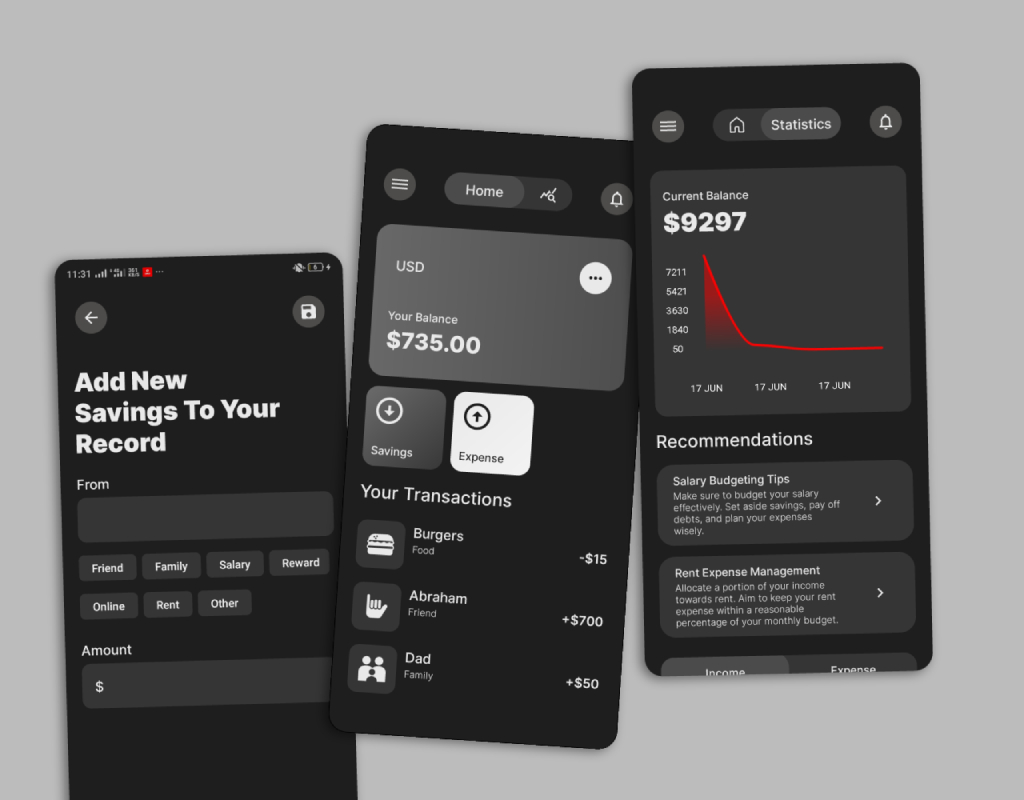 Wallet Tracker: Spendr images